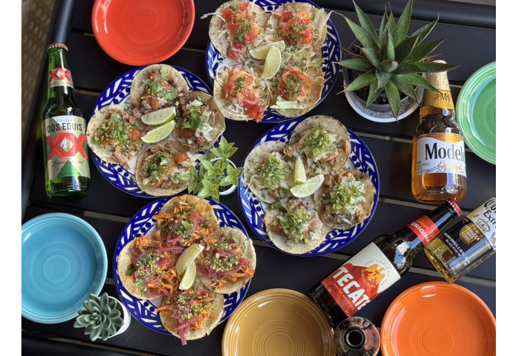 4P TACOS PLATE　soup+drink付き